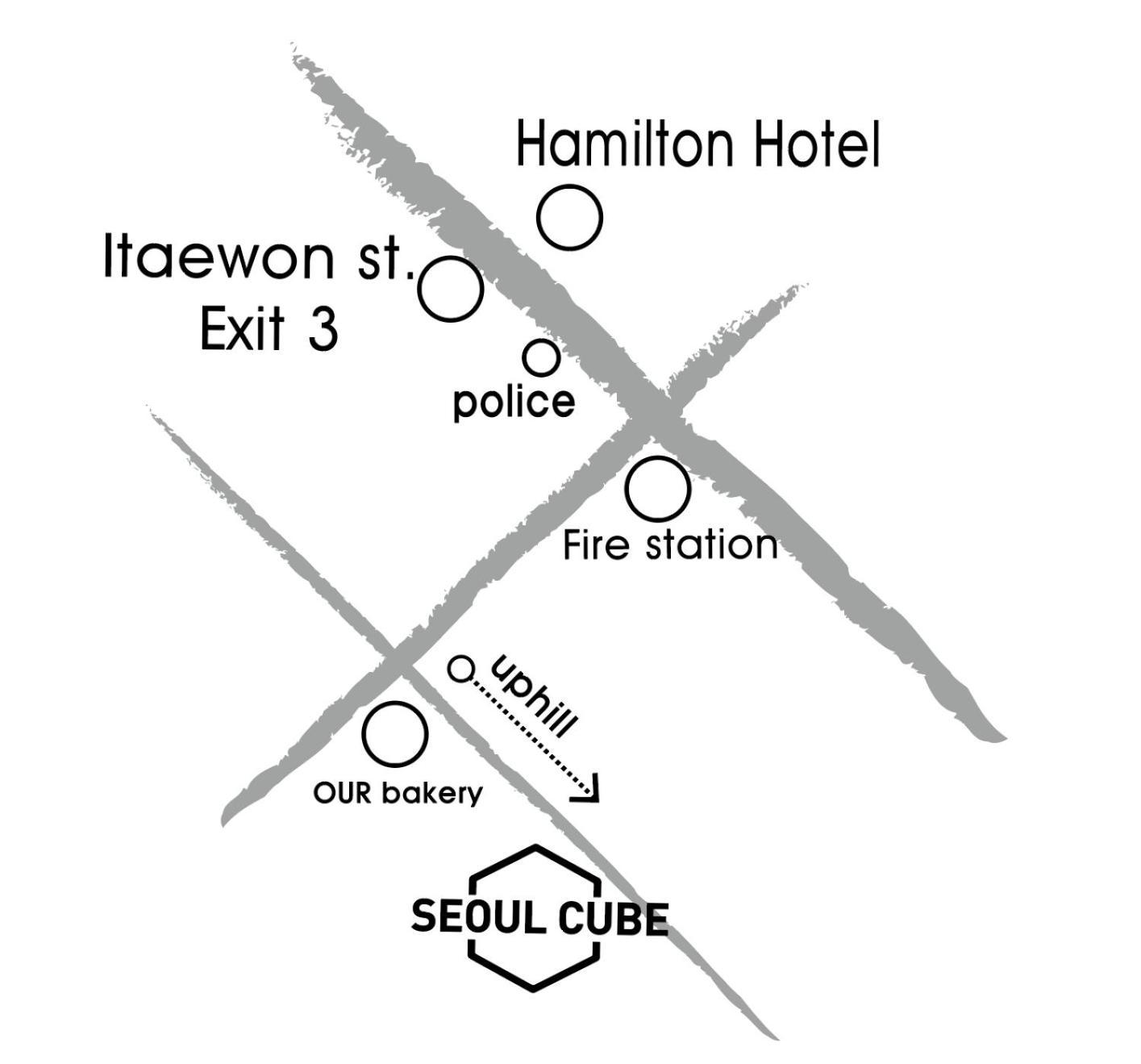 Хостел Seoul Cube Itaewon Экстерьер фото